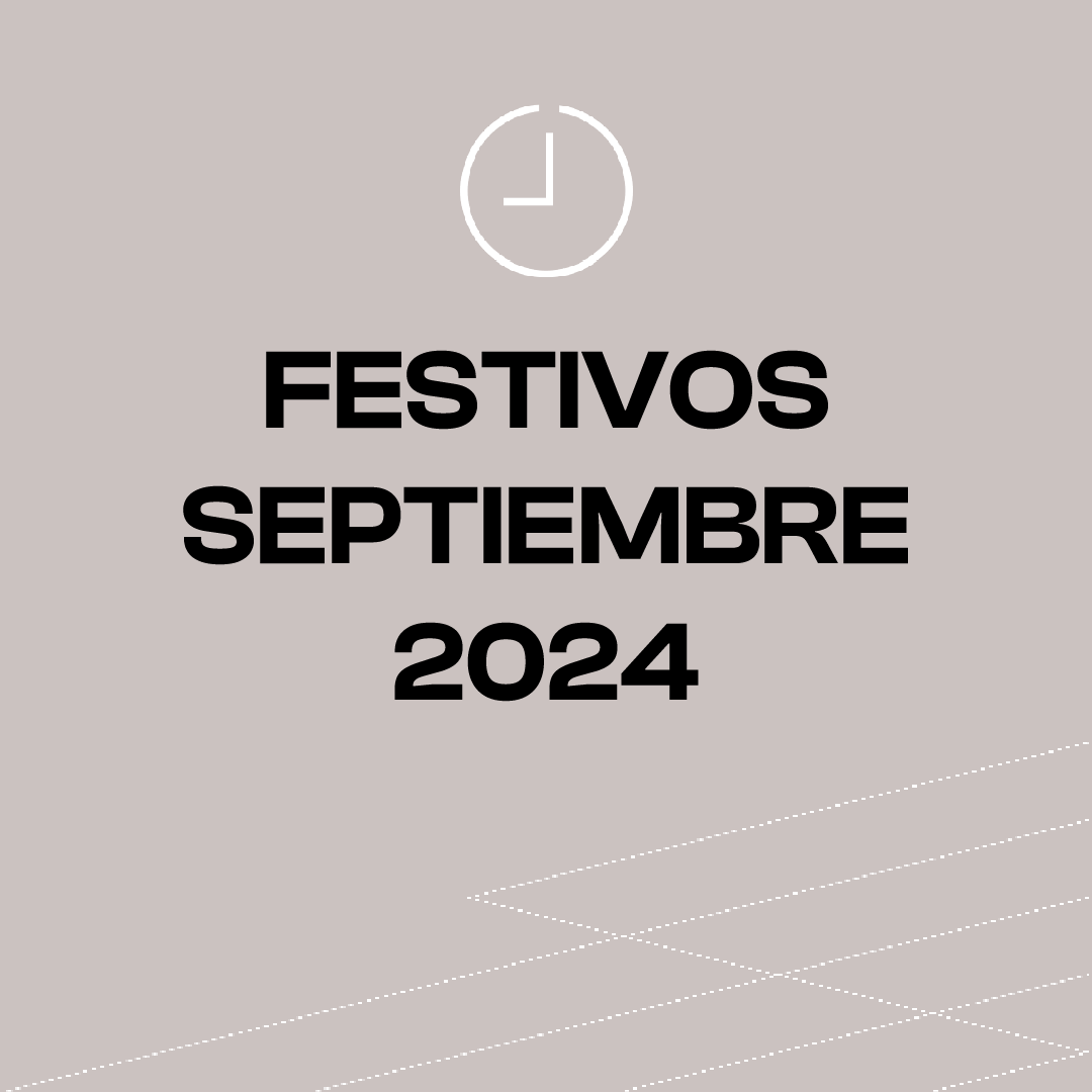 Festivos septiembre 2024